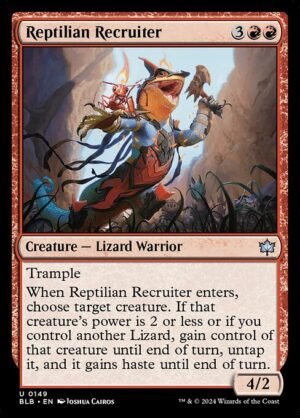 Reptilian Recruiter<br /><span class="collector-number">Collector No. 149</span>
