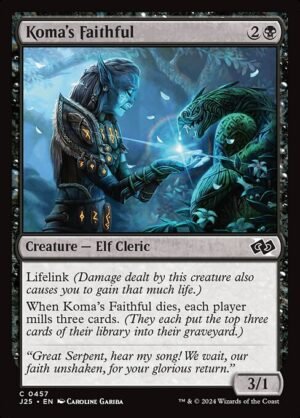 Koma's Faithful<br /><span class="collector-number">Collector No. 457</span>