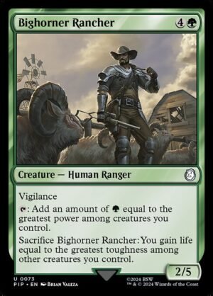Bighorner Rancher - Foil<br /><span class="collector-number">Collector No. 73</span>