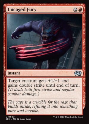 Uncaged Fury<br /><span class="collector-number">Collector No. 607</span>