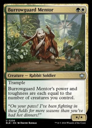 Burrowguard Mentor<br /><span class="collector-number">Collector No. 206</span>