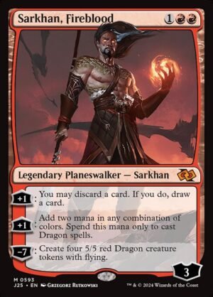 Sarkhan, Fireblood<br /><span class="collector-number">Collector No. 593</span>