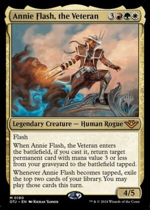 Annie Flash, the Veteran<br /><span class="collector-number">Collector No. 190p</span>