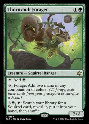 Thornvault Forager - Foil<br /><span class="collector-number">Collector No. 197</span>
