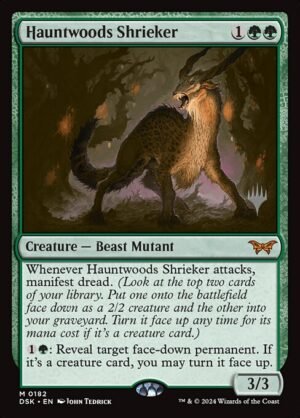 Hauntwoods Shrieker<br /><span class="collector-number">Collector No. 182p</span>