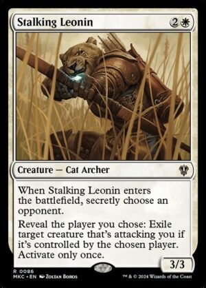 Stalking Leonin<br /><span class="collector-number">Collector No. 86</span>