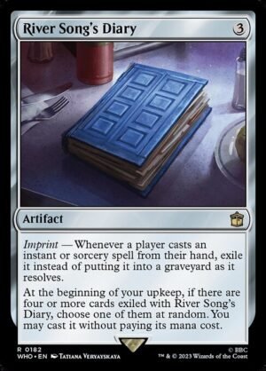 River Song's Diary<br /><span class="collector-number">Collector No. 182</span>