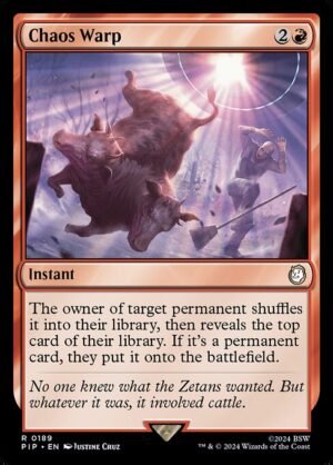 Chaos Warp - Foil<br /><span class="collector-number">Collector No. 189</span>