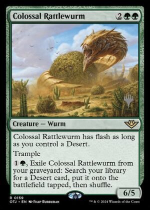 Colossal Rattlewurm - Foil<br /><span class="collector-number">Collector No. 159p</span>