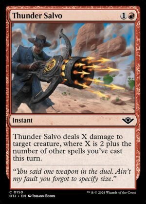 Thunder Salvo<br /><span class="collector-number">Collector No. 150</span>
