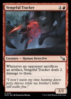 Vengeful Tracker<br /><span class="collector-number">Collector No. 147</span>
