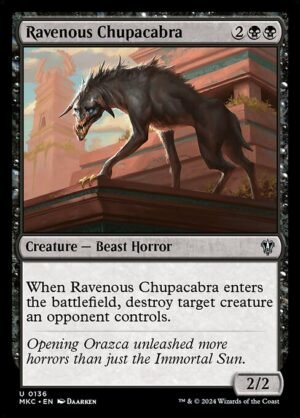 Ravenous Chupacabra<br /><span class="collector-number">Collector No. 136</span>