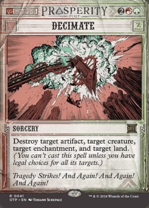 Decimate<br /><span class="collector-number">Collector No. 41</span>