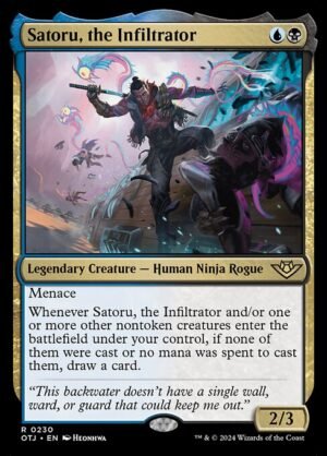 Satoru, the Infiltrator<br /><span class="collector-number">Collector No. 230</span>
