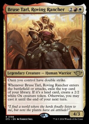 Bruse Tarl, Roving Rancher<br /><span class="collector-number">Collector No. 198p</span>