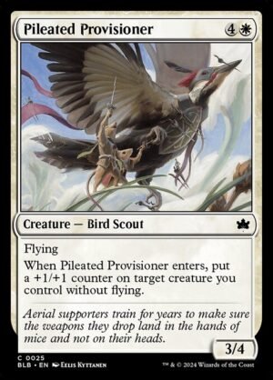 Pileated Provisioner<br /><span class="collector-number">Collector No. 25</span>