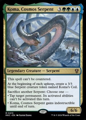 Koma, Cosmos Serpent<br /><span class="collector-number">Collector No. 213</span>