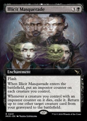 Illicit Masquerade - Foil<br /><span class="collector-number">Collector No. 401</span>
