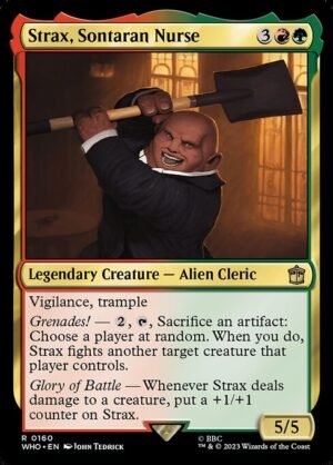Strax, Sontaran Nurse<br /><span class="collector-number">Collector No. 160</span>