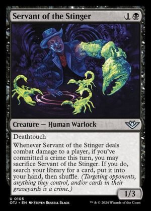 Servant of the Stinger<br /><span class="collector-number">Collector No. 105</span>