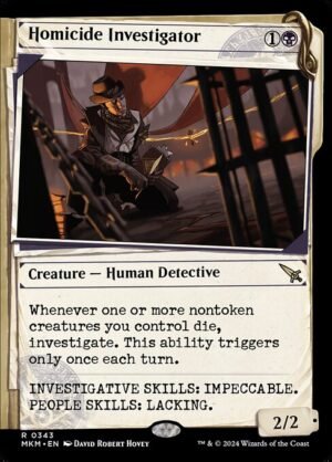 Homicide Investigator - Foil<br /><span class="collector-number">Collector No. 343</span>