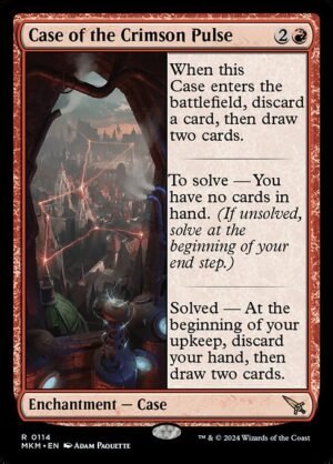 Case of the Crimson Pulse - Foil<br /><span class="collector-number">Collector No. 114</span>