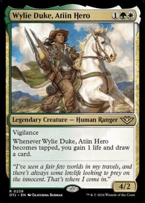 Wylie Duke, Atiin Hero - Foil<br /><span class="collector-number">Collector No. 239</span>