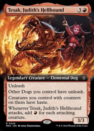 Tesak, Judith's Hellhound<br /><span class="collector-number">Collector No. 346</span>