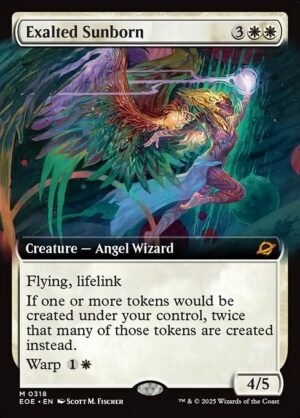 Exalted Sunborn (Extended Art)<br /><span class="collector-number">Collector No. 318</span>