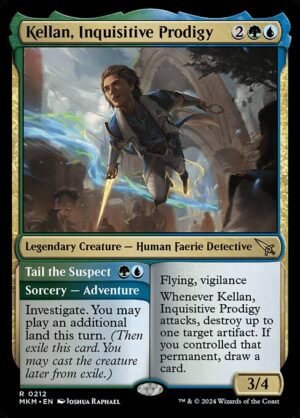 Kellan, Inquisitive Prodigy // Tail the Suspect - Foil<br /><span class="collector-number">Collector No. 212</span>