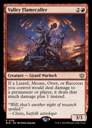 Valley Flamecaller - Foil<br /><span class="collector-number">Collector No. 158p</span>