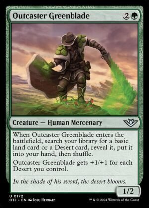 Outcaster Greenblade<br /><span class="collector-number">Collector No. 172</span>