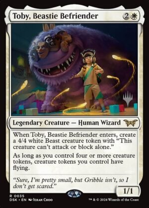 Toby, Beastie Befriender - Foil<br /><span class="collector-number">Collector No. 35p</span>