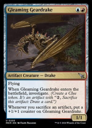 Gleaming Geardrake<br /><span class="collector-number">Collector No. 205</span>