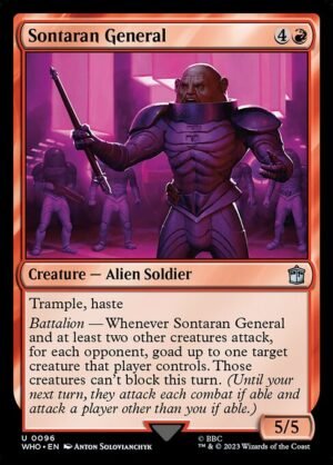Sontaran General<br /><span class="collector-number">Collector No. 96</span>
