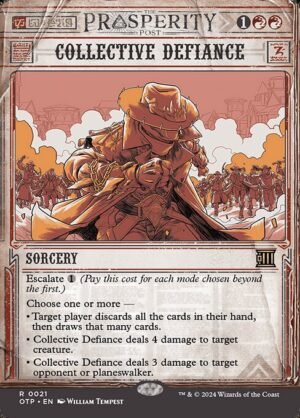 Collective Defiance<br /><span class="collector-number">Collector No. 21</span>