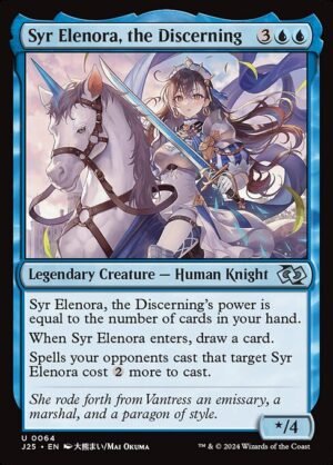 Syr Elenora, the Discerning<br /><span class="collector-number">Collector No. 64</span>