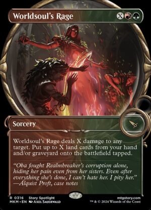 Worldsoul's Rage - Foil<br /><span class="collector-number">Collector No. 316</span>