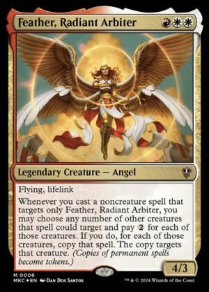 Feather, Radiant Arbiter - Foil<br /><span class="collector-number">Collector No. 6</span>