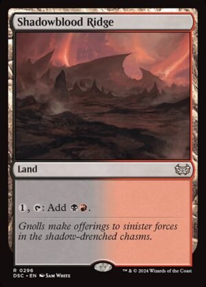 Shadowblood Ridge<br /><span class="collector-number">Collector No. 296</span>