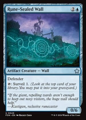 Rune-Sealed Wall<br /><span class="collector-number">Collector No. 49</span>