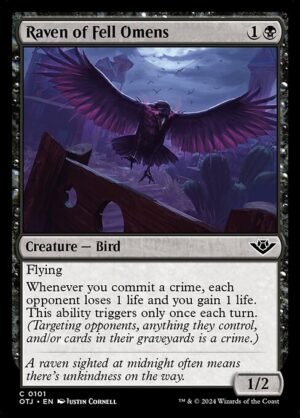 Raven of Fell Omens<br /><span class="collector-number">Collector No. 101</span>