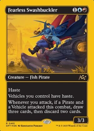 Fearless Swashbuckler - Foil<br /><span class="collector-number">Collector No. 481</span>