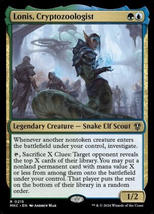 Lonis, Cryptozoologist<br /><span class="collector-number">Collector No. 215</span>