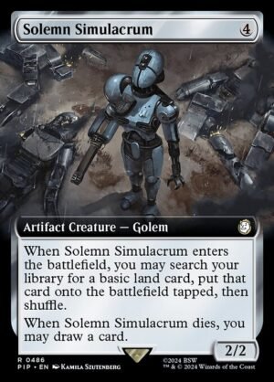 Solemn Simulacrum - Foil<br /><span class="collector-number">Collector No. 486</span>