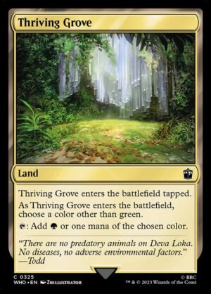 Thriving Grove<br /><span class="collector-number">Collector No. 325</span>