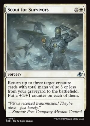 Scout for Survivors<br /><span class="collector-number">Collector No. 33</span>