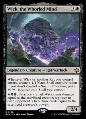 Wick, the Whorled Mind - Foil<br /><span class="collector-number">Collector No. 120p</span>