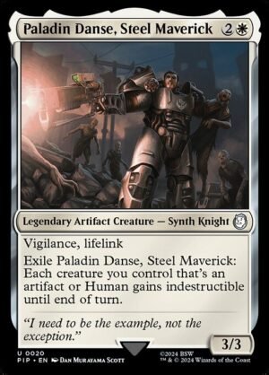 Paladin Danse, Steel Maverick<br /><span class="collector-number">Collector No. 20</span>