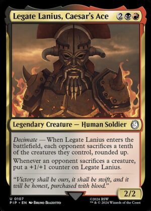 Legate Lanius, Caesar's Ace<br /><span class="collector-number">Collector No. 107</span>